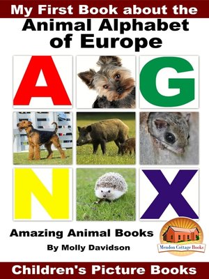 cover image of My First Book about the Animal Alphabet of Europe